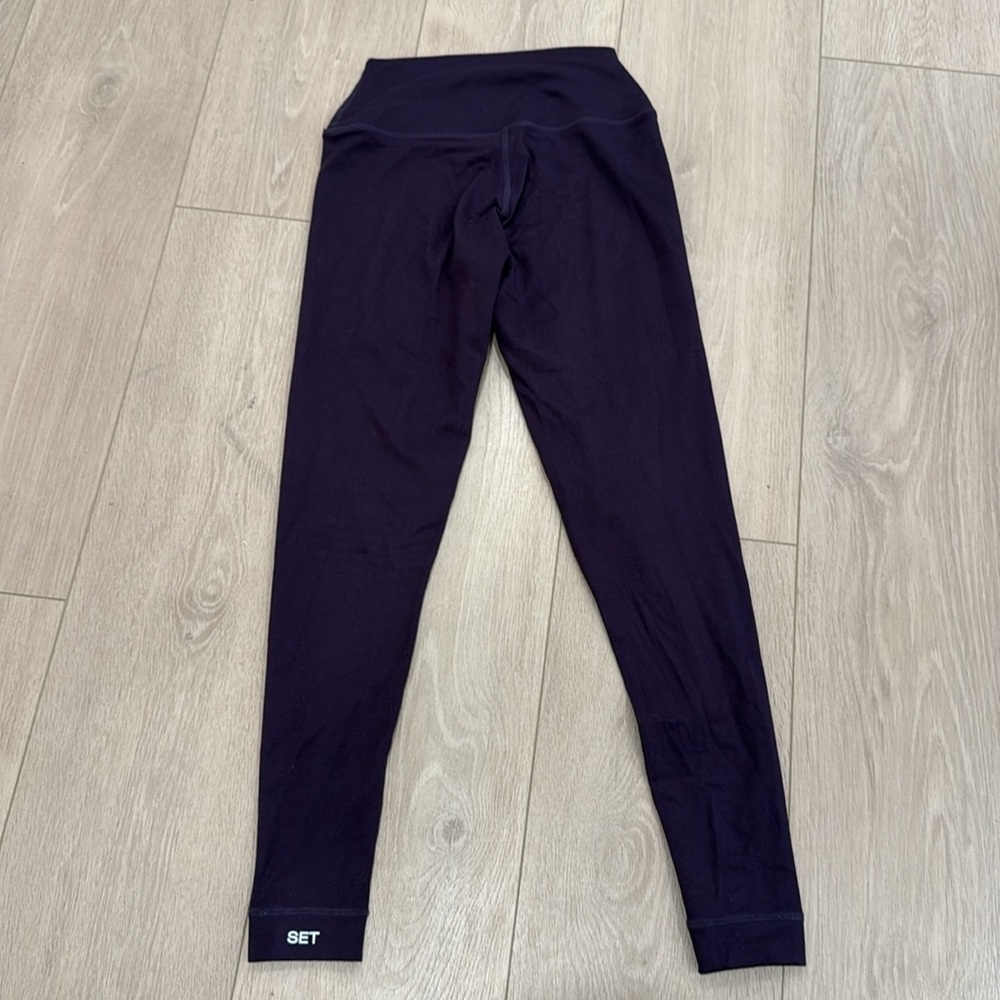 SET Active formcloud leggings in plum - womens size xs - Picture 6 of 6